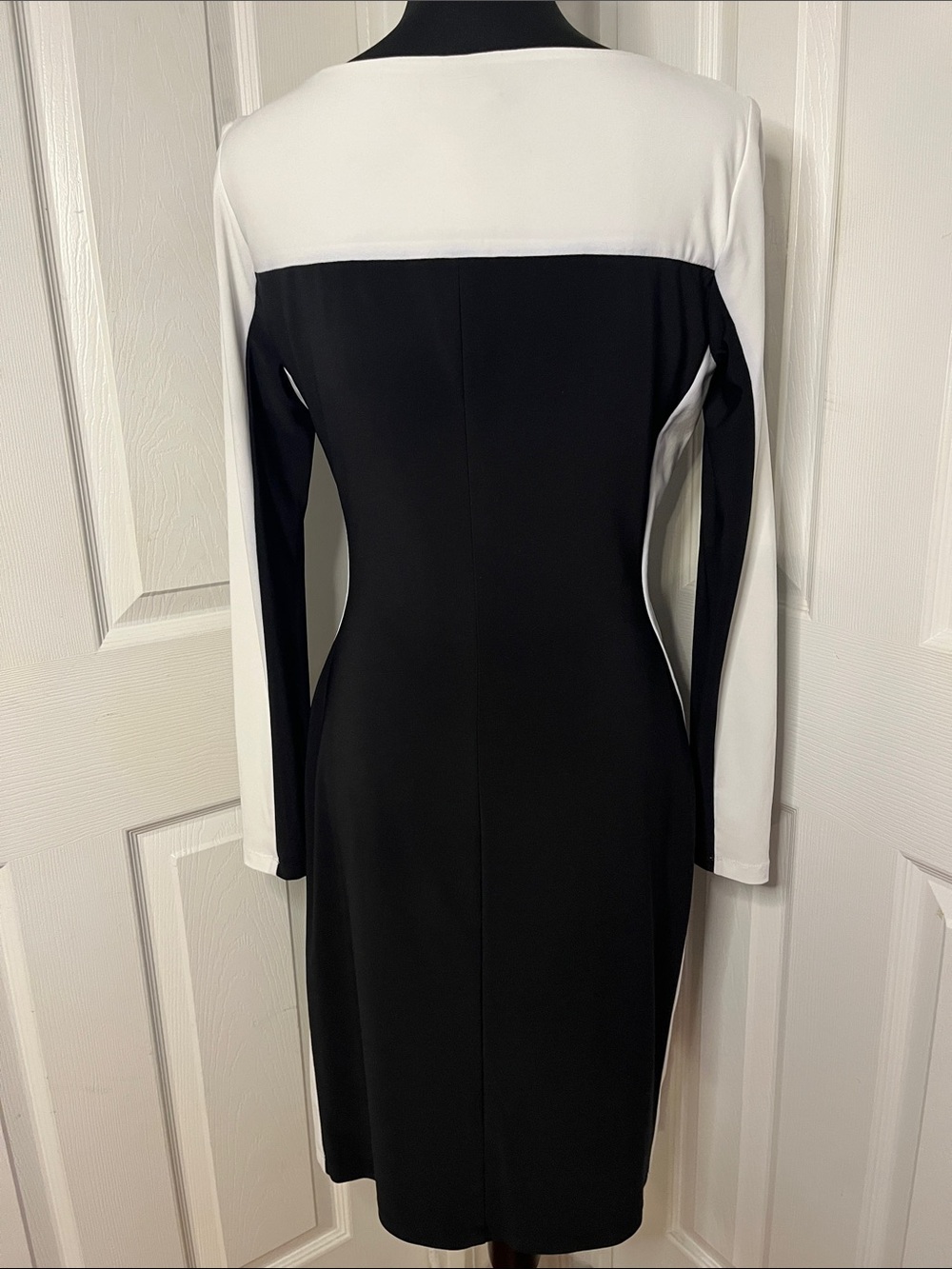 Chaps Color Block Dress - Picture 2 of 4